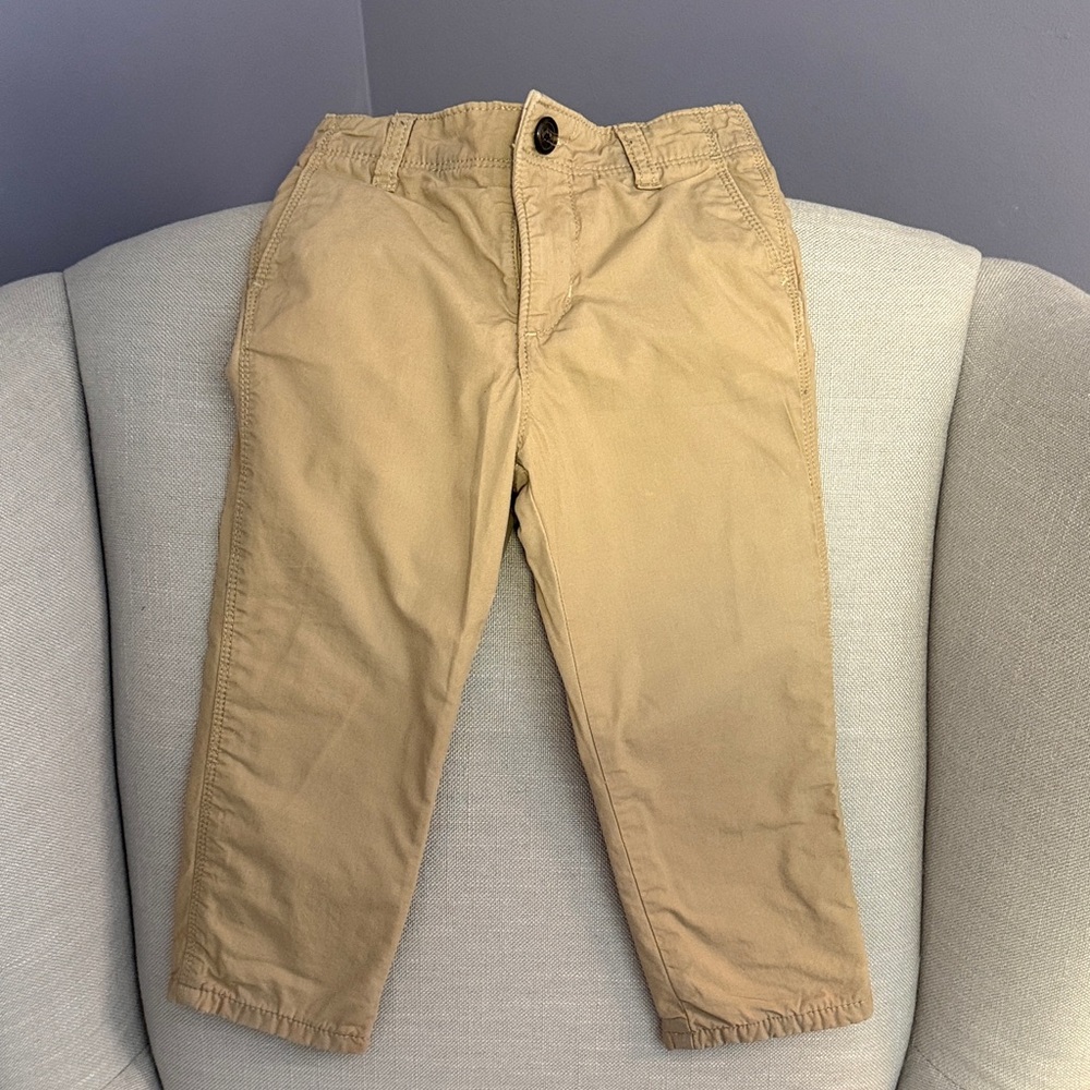 GAP Kids Flannel Lined Tan Pants